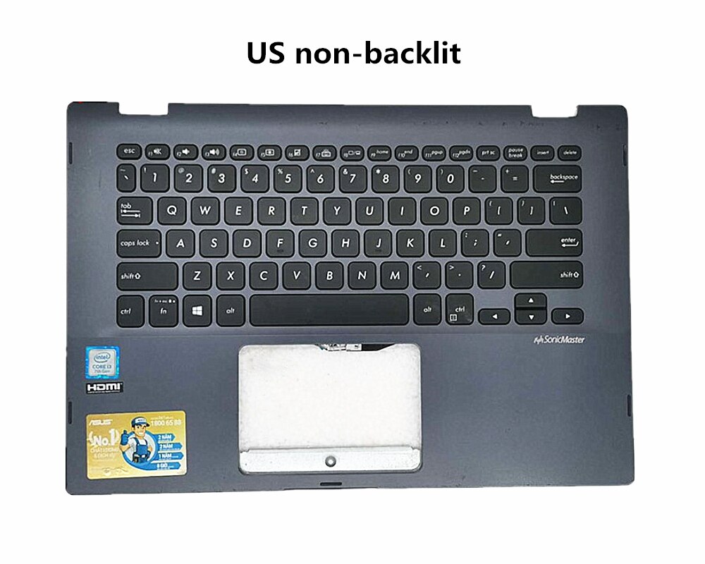 Asus VivoBook ø 14 TP412 TP412FA TP412U TP412UA SF4100  Ʈ Ű , ̽, Ŀ, US, GR, FR, ǰ